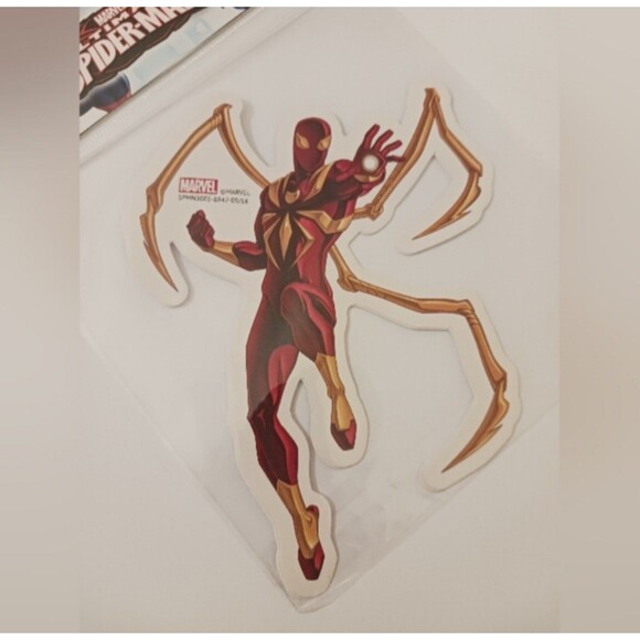 Scratch and Sniff Spider-Man Stickers Lot of 10 Stickers ~ 5 Scents NEW SEALED - Picture 5 of 6